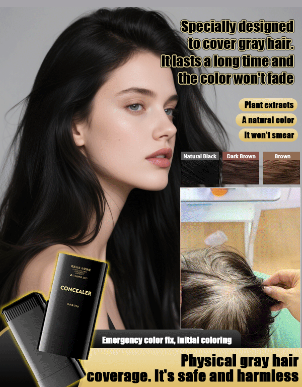 48HR Lock-In Color Stick: No-Smudge Waterproof & Sweatproof Hair Dye