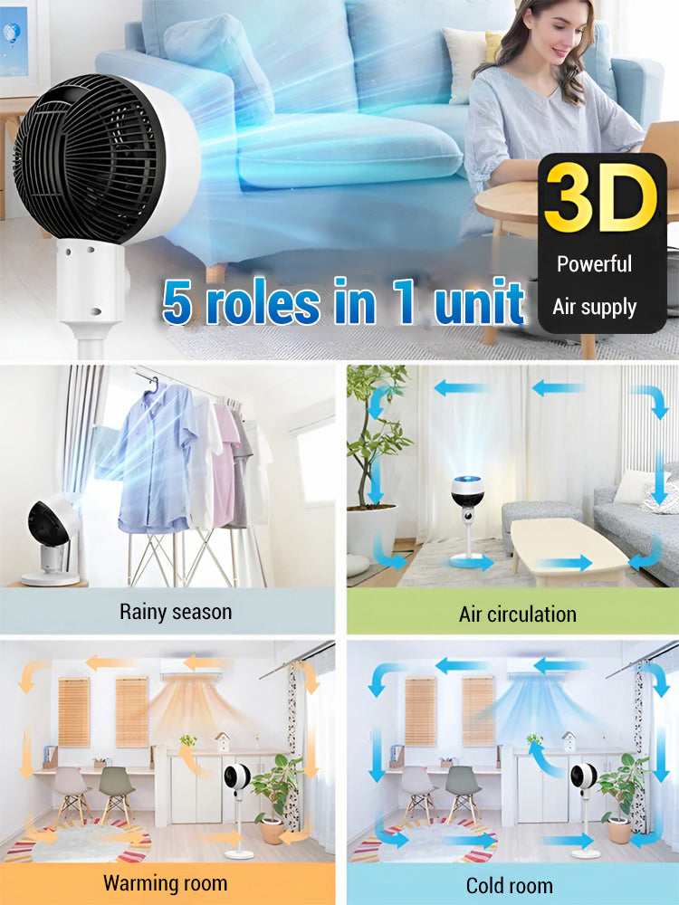 Ultra-quiet and energy-saving cool air conditioner fan